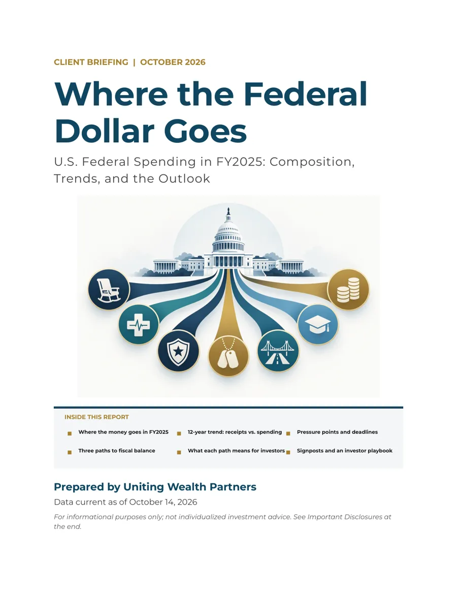Cover of the briefing Where the Federal Dollar Goes